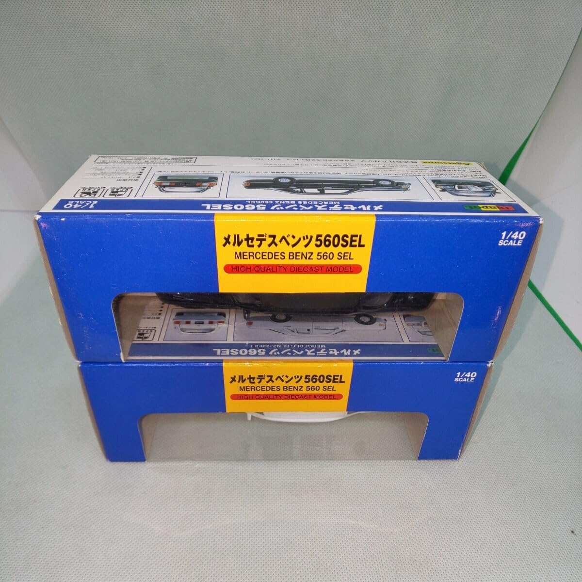 Amazon.co.jp: ダイヤペット 1/40 ベンツ 560 SEL 2種セット ホワイト